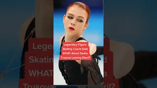 Legendary Figure Skating Coach Said WHAT About Sasha Trusova Leaving Her Coach!? #shorts