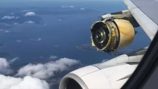 Air France Airbus A380 Catastrophic Engine Failure