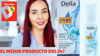 Probando Suero facial de TIENDAS D1(Con acido hialuronico) |Karomakeup|