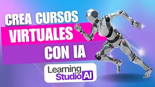 Crea cursos virtuales con inteligencia artificial sin saber programar. Tutorial LearningStudioAI