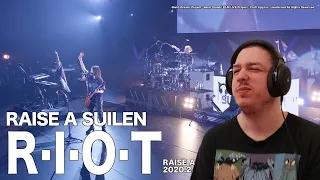 First Time Reacting To 【公式ライブ映像】RAISE A SUILEN「R･I･O･T」