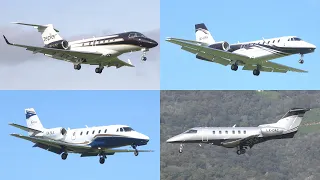 Bizjets, Helicopters | Spotting at Cannes | 6th April 2024 [4K]