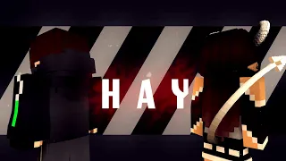 "Hay" {meme Collab with Zimolist} [Minecraft animation]