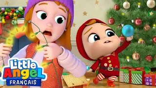 Bébé Louis Décore le Sapin de Noël | Chanson de Noël | Little Angel Français