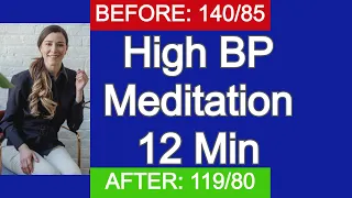 Body scan and breathing meditation to lower blood pressure