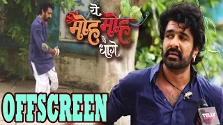 Eijaz Khan Plays Football On The Sets Of Yeh Moh Moh Ke Dhaage | Offscreen | Interview