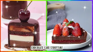 😈 FISRT LOVE STORYTIME 🍫 So Yummy & Satisfying Chocolate Cake Design