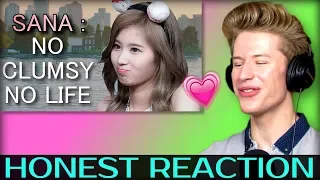 HONEST REACTION to OH MY GOD! 😱😱10 Minutes of TWICE Sana Clumsy Moment