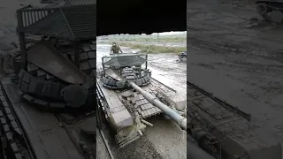 T-72 tank main battle tank with barbecue grill. #Shorts