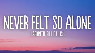 Labrinth, Billie Eilish - Never Felt So Alone (Lyrics)