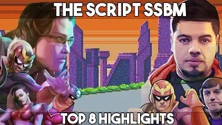 The Script Top 8 SSBM Highlights | Ft n0ne,Wizzrobe,La Luna,Absent Page and more