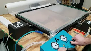 Stretching Screens with a Pneumatic Stretcher