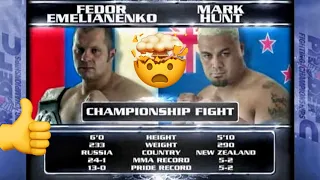 🔥 Федор Емельяненко vs Марк Хант / Полный Бой