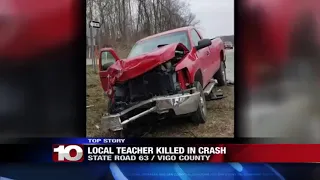 Teacher killed in Sunday crash