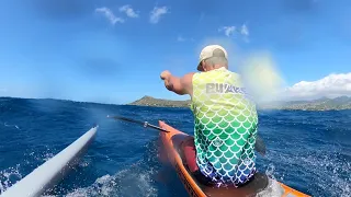 Hawaii Kai downwind OC1 paddle