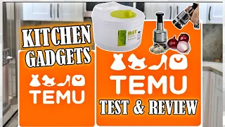 TEMU KITCHEN GADGETS HAUL! TEST & FULL REVIEW - WATCH BEFORE YOU BUY!