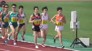 関東インカレ 男子2部5000m決勝 2019.5.26