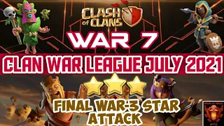 Clan War League July 2021 War 7 , Live attack Clash of Clans Tamil #SHAN