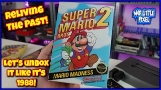 Super Mario Bros. 2 Unboxed Like Its 1988! This Is The REAL SUPER MARIO 2!!