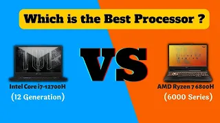 The Best CPU for Gaming in 2022 | Ryzen 7 6800h vs Intel Core i7-12700h | Intel 12700h vs 6800h |