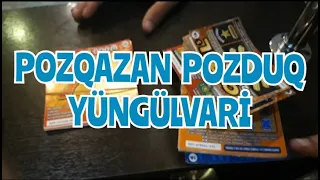 POZQAZAN POZDUQ.YÜNGÜLVARİ.YENİ 7 UĞURLU RƏQƏM POZQAZANI.