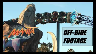 Manta - Seaworld San Diego Mack Multilaunch Coaster, Off-Ride Footage (Non-Copyright)