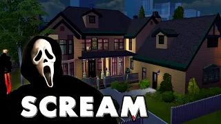 STU'S HOUSE FROM "SCREAM" (1996) | The Sims 4 Hell House Collab | #Halloweek 🎃