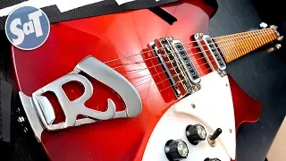 BEAUTIFUL RICKENBACKER 330 AMBER FIREGLO | Cleaning and Restringing | Staying Busy During Quarantine