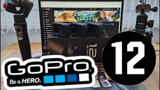 GoPro Hero 12 распаковка, первые впечатления и сравнение с Hero 11 и 9 #gopro12 #гопро