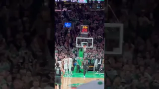 Jaylen Brown poster dunk on Donovan Mitchell live at TD Garden Oct 28, 2022  #BOS VS CLE #NBA #DUNK
