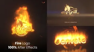 Fire Logo Reveal 2 (After Effects templates)