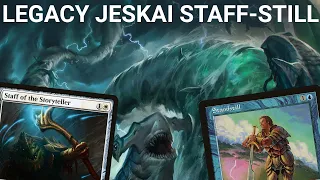 KNOW YOUR STAFF! Legacy Jeskai Sharkstill. Post-Ban Update with Staff of the Storyteller Tokens MTG