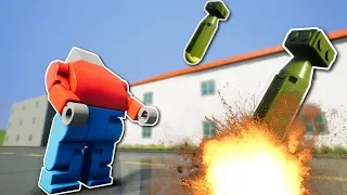 RUNNING FROM NUKES! - Brick Rigs Gameplay - Lego Nuclear BOMB Survival!