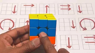 rubix cube art tricks slow motionpuzzle solve trickcube puzzle solution step 3