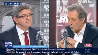 «FACE À MACRON, IL FAUT CRÉER UN RAPPORT DE FORCE» - Mélenchon chez Bourdin Direct