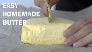 How To Make Butter at Home (Cheese From Milk and Labneh from Yogurt)