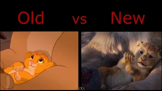 THE LION KING - Old vs New version - The Circle of Life / Ο Κύκλος Ζωής - παλιό & νέο παράλληλα.