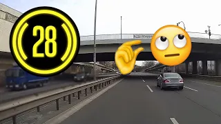 Krasses riesen Teil, Fußgänger rennt über rot, Benz mit kleinem Schniedel | Kurier Dashcam #028