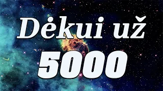 Dėkui už 5000 prenumeratorių - kanalo istorija, kiek uždirba youtuberis?