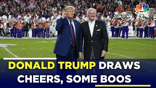 Donald Trump Draws Cheers, Some Boos in Haley's Backyard at Clemson-Carolina Football Game | IN18V