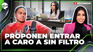 ALOFOKE PROPONE A CARO BRITO ENTRAR A SIN FILTRO Y ELLA RESPONDE EN VIVO