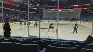 Buffalo Sabres Warm up