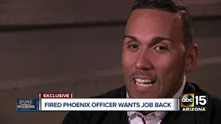 Former Phoenix police officer discusses accusations of sexual misconduct