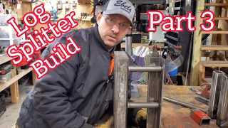 Log Splitter Build - Log Stop, Dump Valve and Pushplate to Wedge Distance