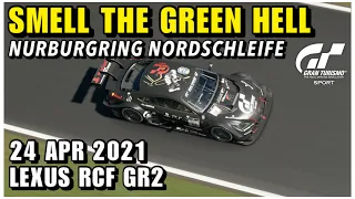 GRAN TURISMO SPORT / NURBURGRING NORDSCHLEIFE / LOBBY / GR2 / 24 APR 2021 - LEXUS RCF