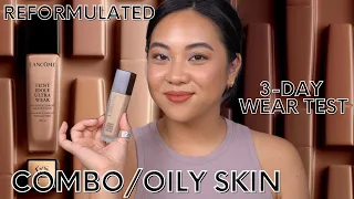 REFORMULATED LANCOME TEINT IDOLE ULTRA WEAR FOUNDATION | REVIEW + 3 DAY WEAR TEST