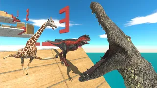 Getting caught by a scary crocodile attack - Animal Revolt Battle Simulator