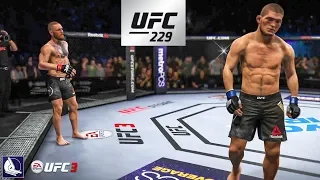 EA Sports UFC 3: Conor McGregor vs Khabib Nurmagomedov (UFC 229 Championship fight simulation)