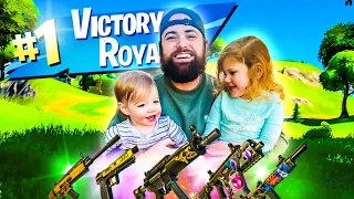 Fortnite Prodigy Letting Her Little Brother Pick Her Loot!!