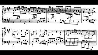 Ich bin herrlich (BWV 49 - J.S. Bach) Score Animation
